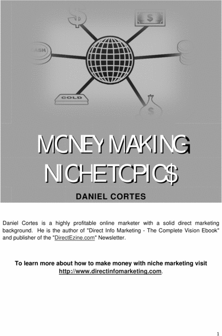 Product picture Money Making Niche Topics
